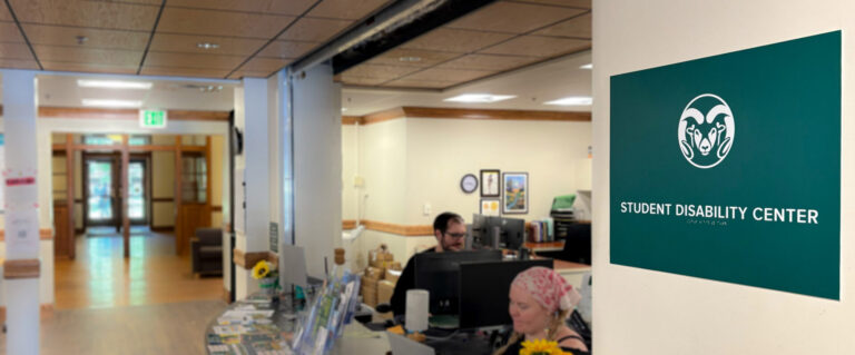 Student Disability Center front desk